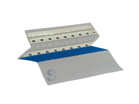 Silver Blue Double Splice Tape 8mm