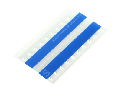 One piece of blue double splice tape, size 8mm